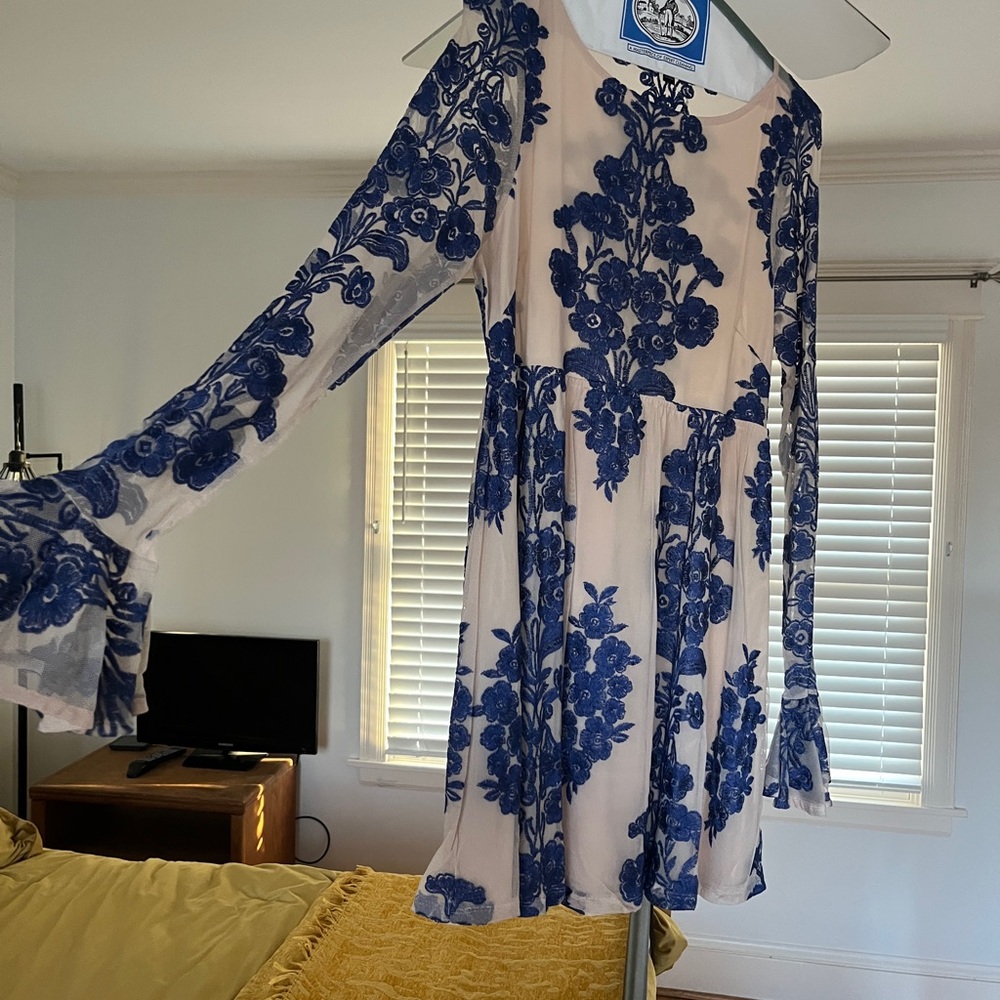 For Love and Lemons long sleeve mini dress